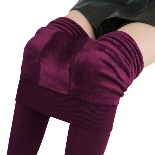 Women's Fleece-Lined Winter Leggings